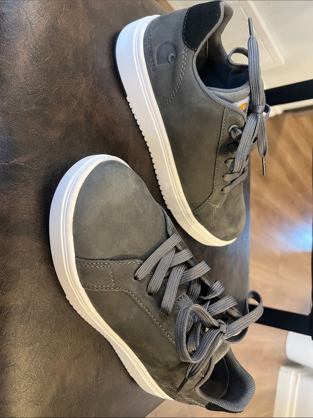 Carhartt Women’s Detroit Leather Medium Grey Sneaker